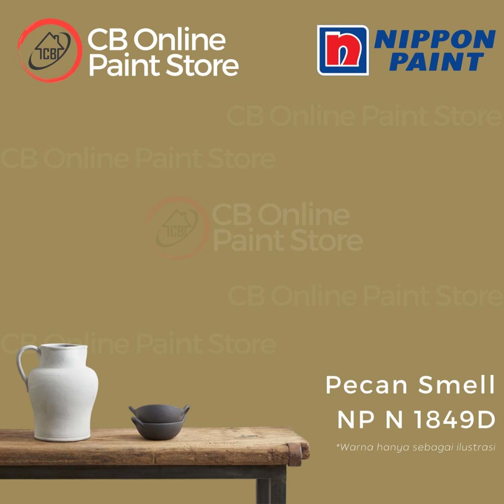 CAT TEMBOK NIPPON PAINT - PECAN SMELL NPN1849D - LITER