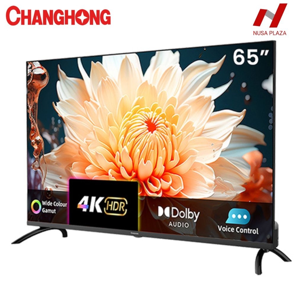 TV CHANGHONG 65 QLED 4K DIGITAL GOOGLE TV U65QCN1
