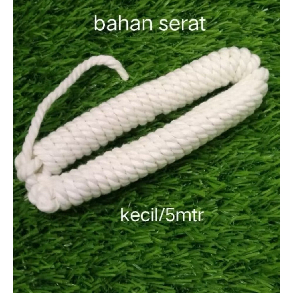 1 pcs Tali Tambang pramuka serat katun 5 dan 10 Meter
