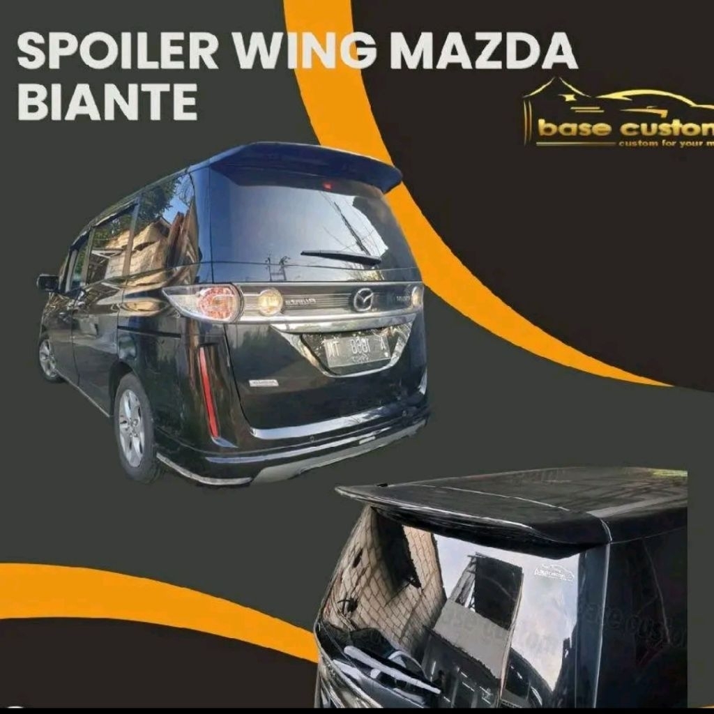 Spoiler Mazda Biante Kenstyle - Finish cat