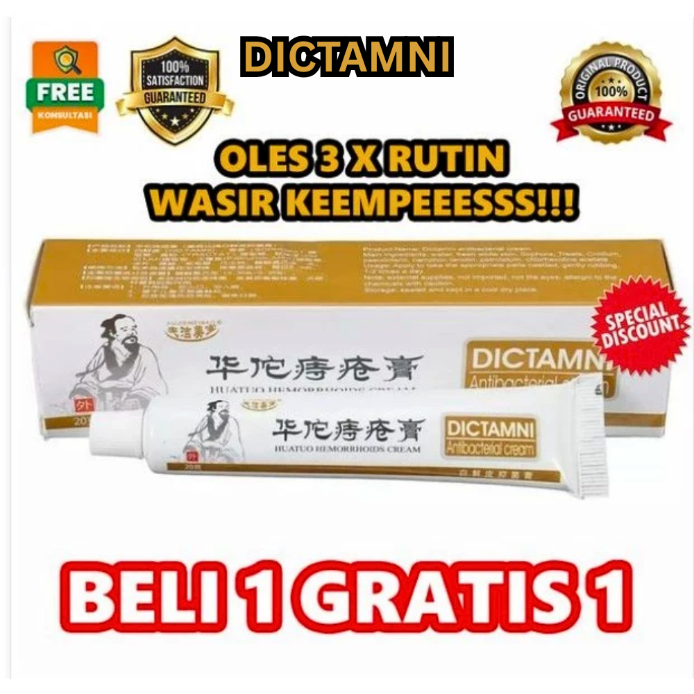 [BELI 1 GRATIS 1] Dictamni Salep Wasir Ambeien Ampuh Krim Obat Salep Herbal Wasir Ambeien Ambien Amb
