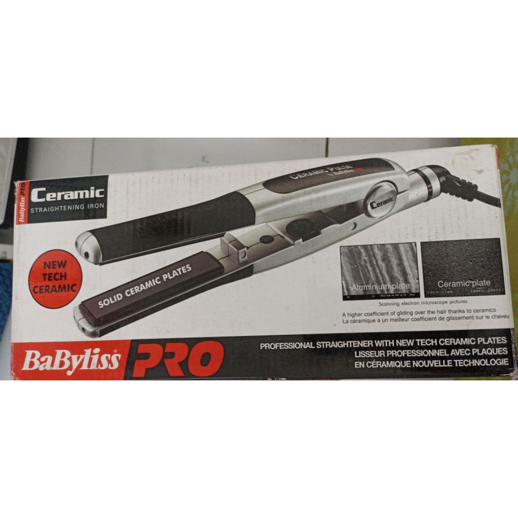 BaByliss Pro Catok Ceramic Straightening Iron/catok rambut/catok lurus/catok murah