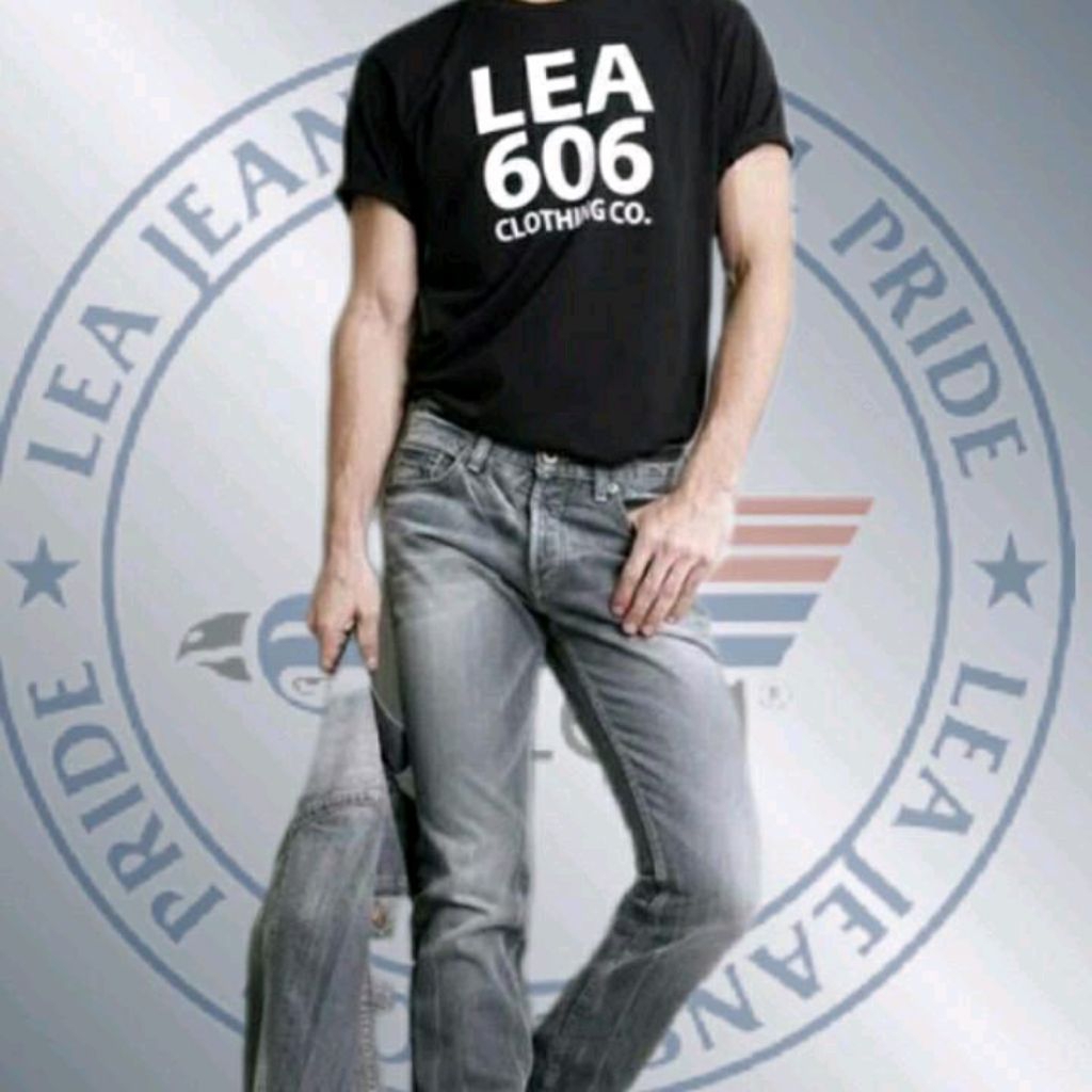 celana jeans lea 606 warna abu grey premium quality