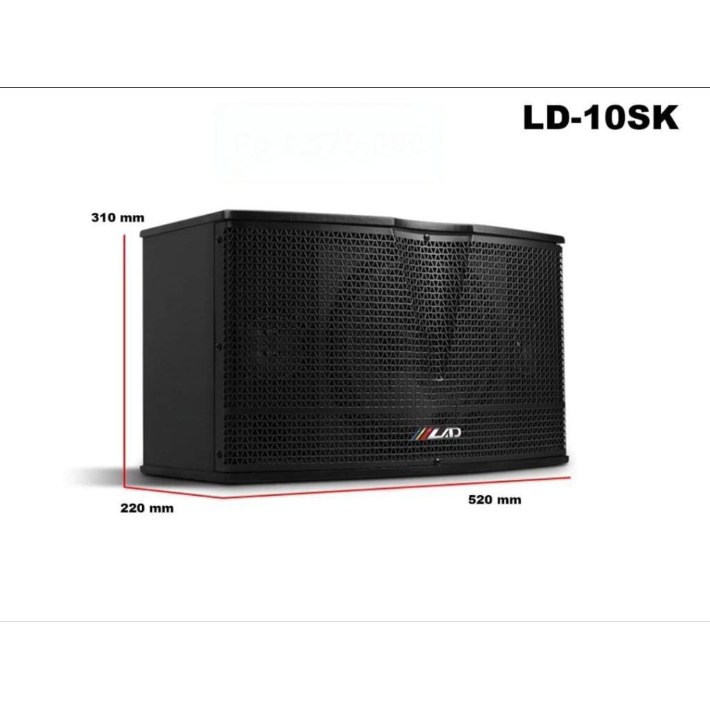 Speaker Passive Gantung LAD LD-10SK 10 Inch Double Magnet