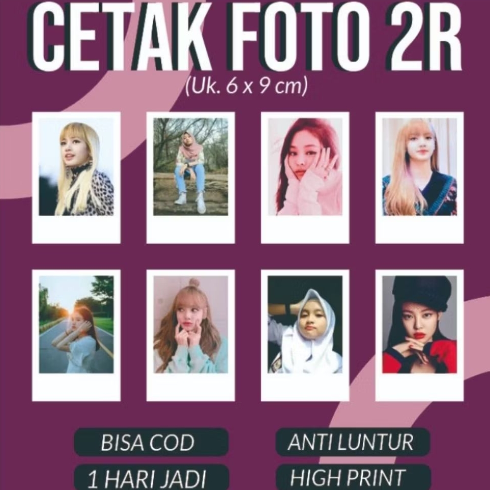 CETAK FOTO POLAROID 2R 3R 4R || PROSES CEPAT 1 HARI JADI