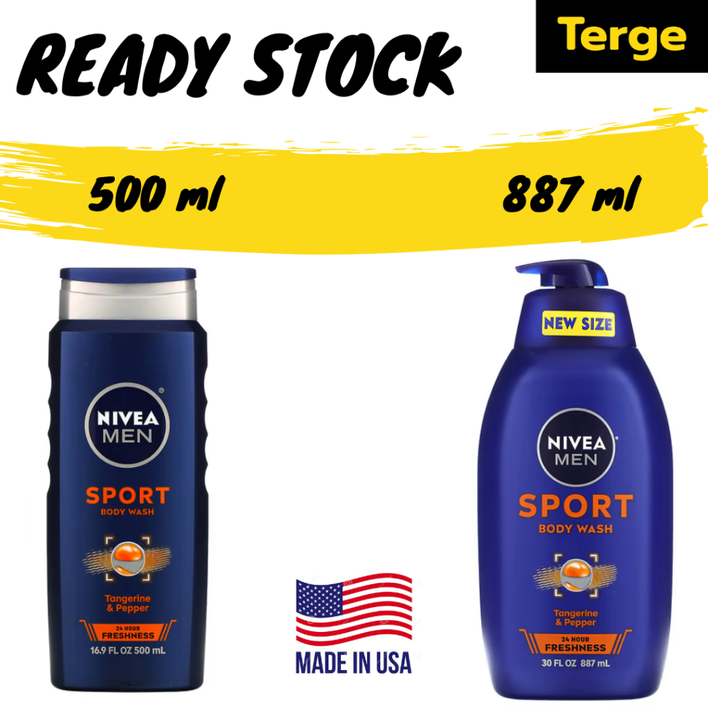 Sabun Mandi Cair Pria ORI USA Nivea Men Body Wash