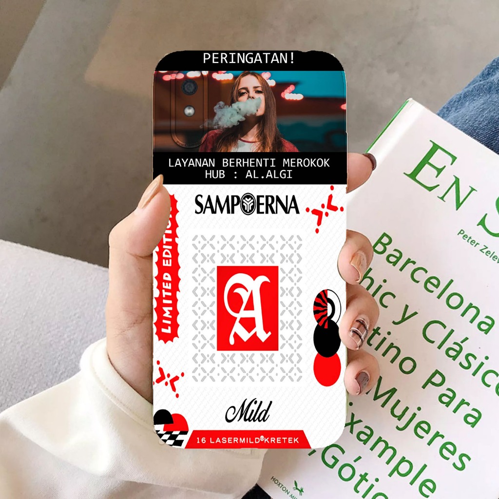 Softcase Untuk Samsung Galaxy A01 Core - Softcase Gambar Fashion Printing { Rokok Limited Edition Te