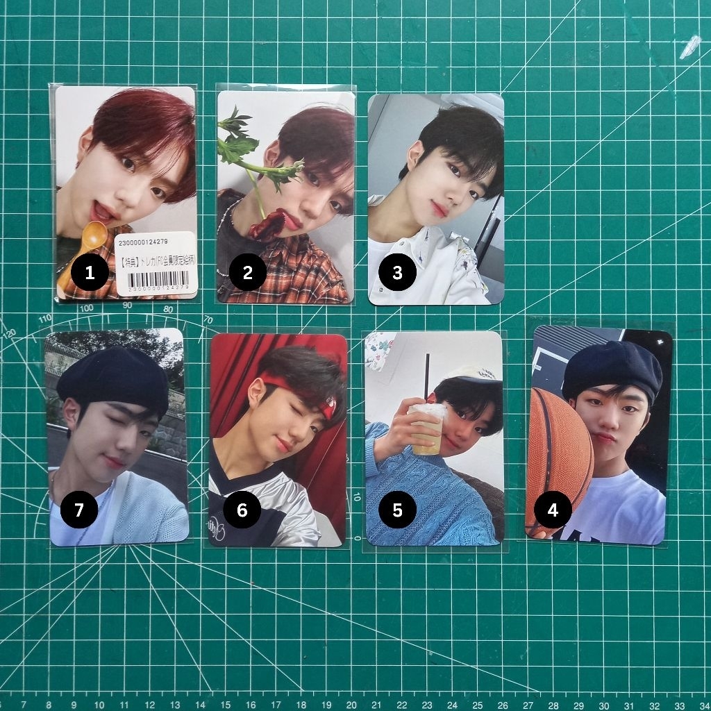 [clearance sell] pc photocard tc trading card jihoo evnne wakeonez