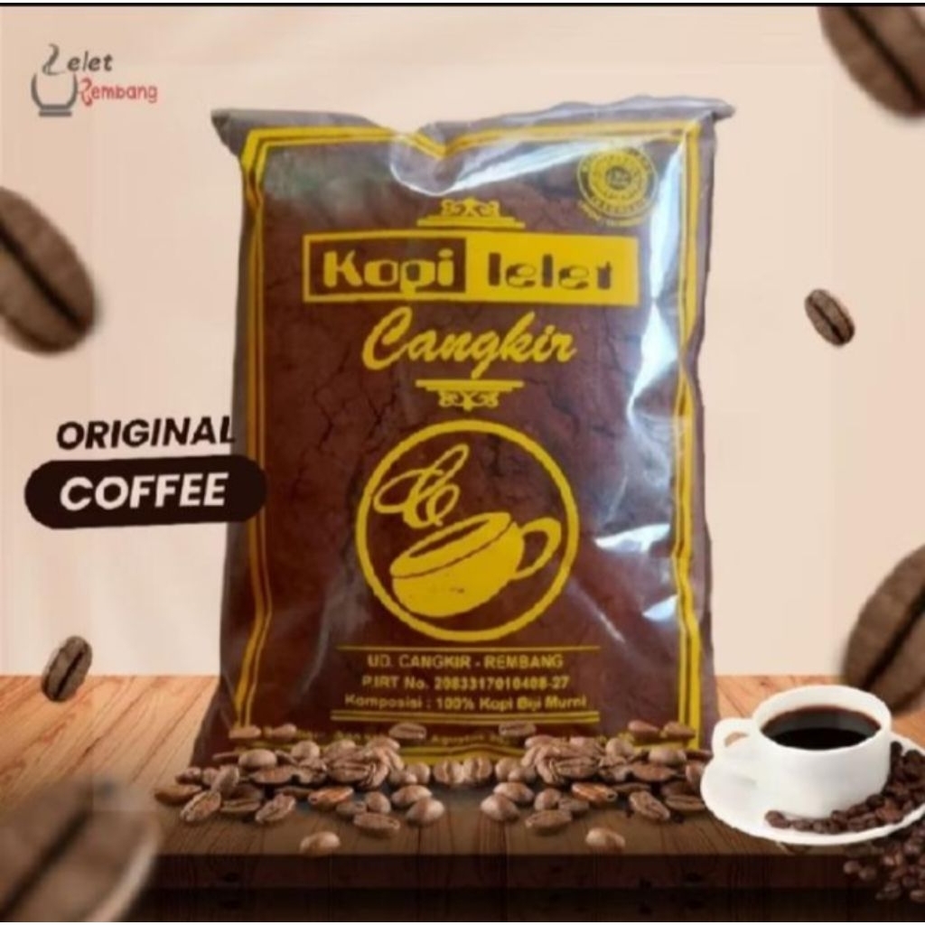 Kopi Lelet Cangkir 250 Gram / Kopi Cangkir / Kopi Lelet Lasem Rembang