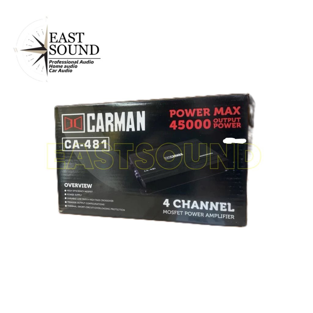 Power Mobil Amplifier Carman 45000 Power Output CA 481 Mosfet Power Amplifier