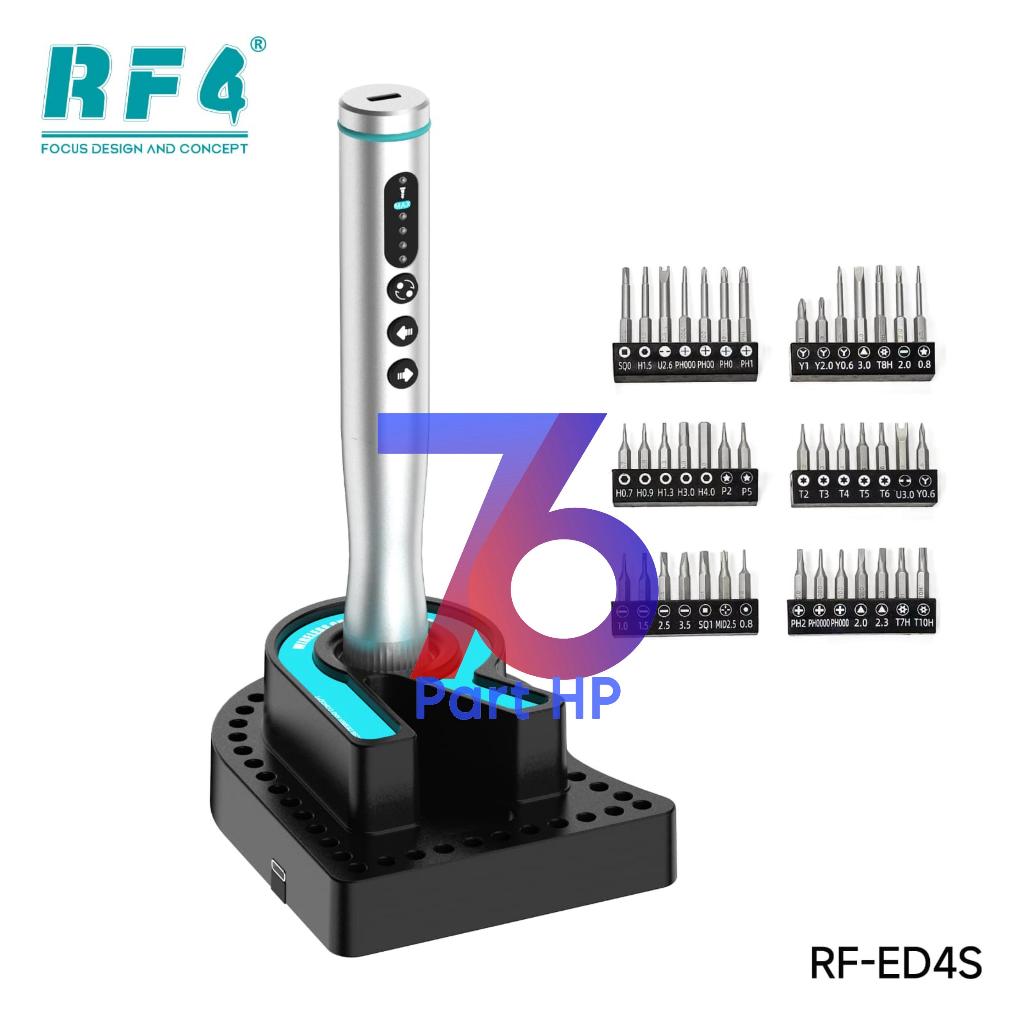 RF4 RF-ED4S / RFED4S dengan 42 Mata Obeng Baja - Set Obeng Listrik Multifungsi Electric