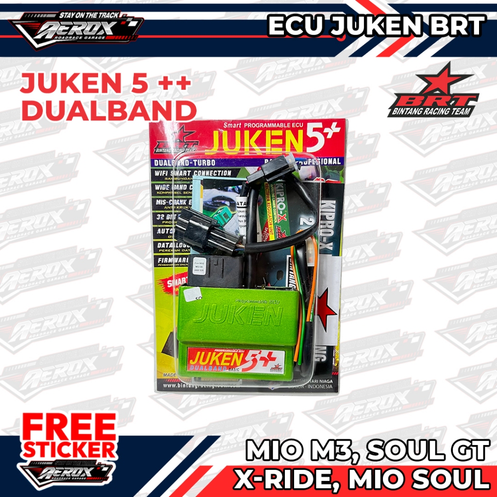 ECU BRT JUKEN 5++ PLUS BRT MIO M3 MIO SOUL GT XRIDE FINO RACING TURBO DUALBAND