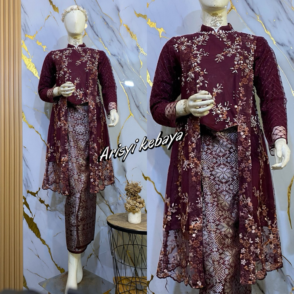 kebaya kutubaru remaja modern stylish restleting depan(Ktpj)