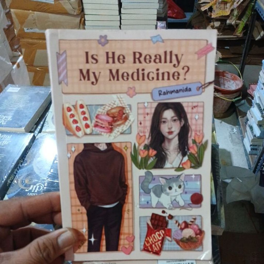 Novel Is He Really my Medicine ? sc+bookmart by Rahmanida ~Fee ongkir+COD