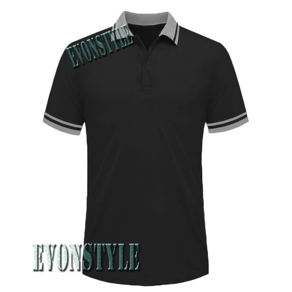 Kaos Kerah Seragam Motif Combinasi/Kaos Pria Kerah Poloshirt/Baju Pria