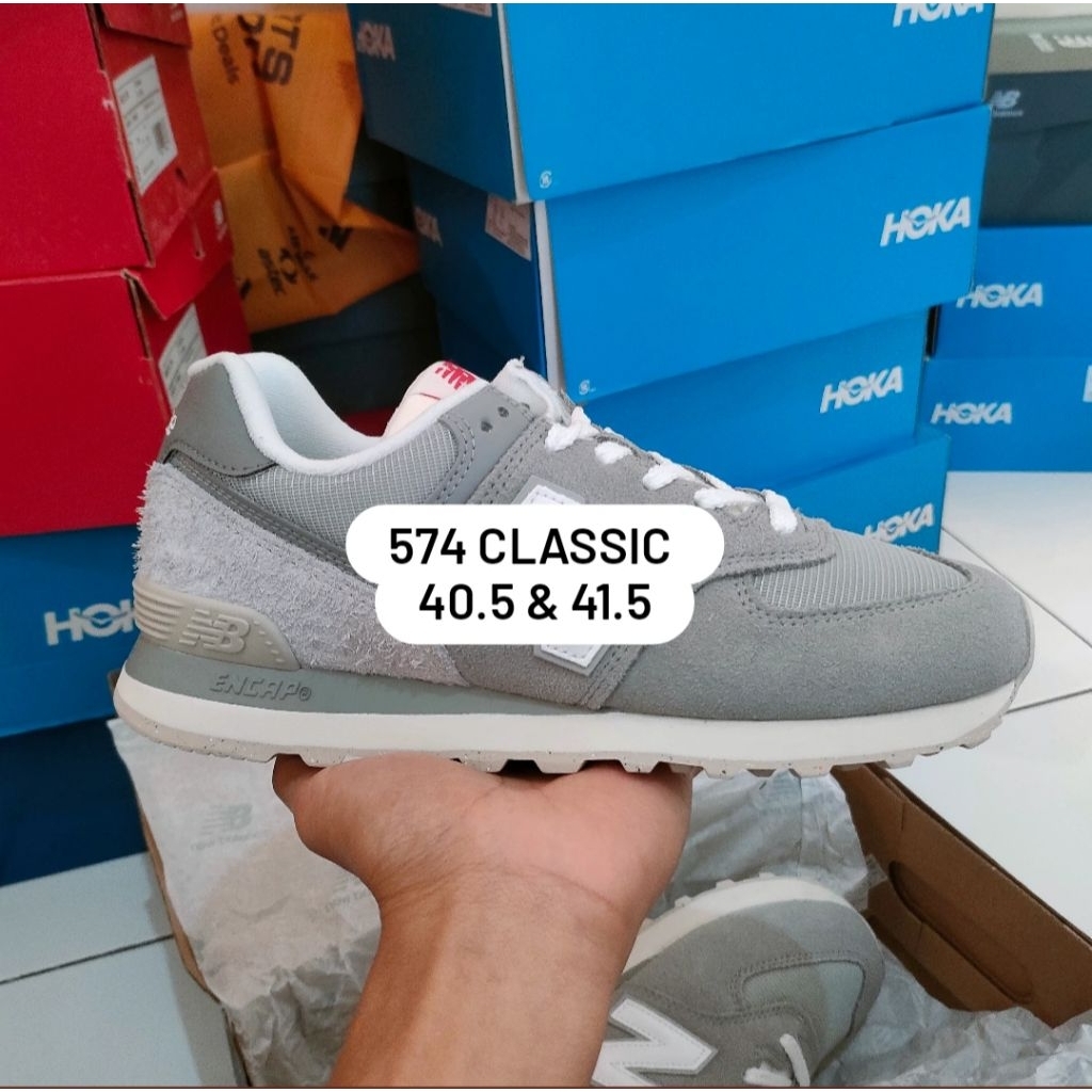 SNEAKERS 574 CLASSIC RESMI PT. MAP U574BKR SEPATU CASUAL SEPATU PRIA