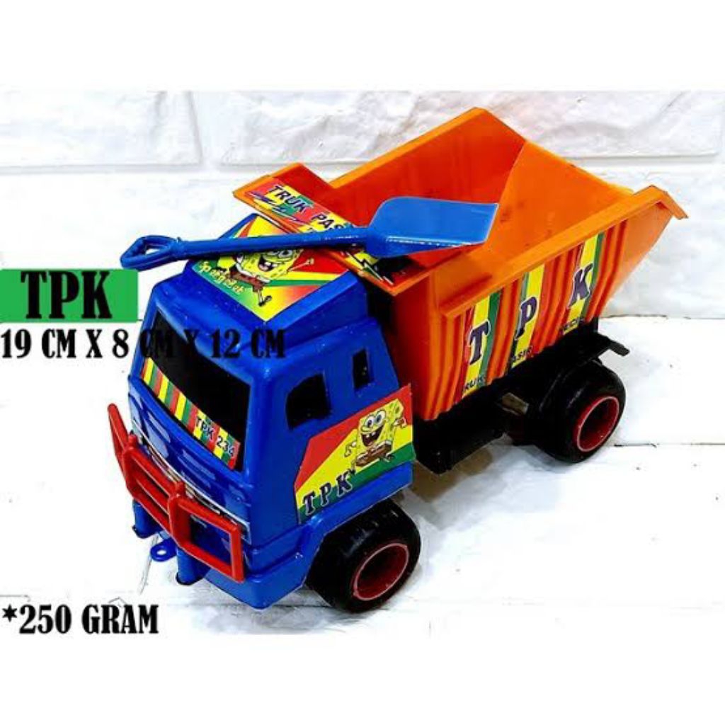 ( TPK TL ) Promo Mainan Mobil mobilan Truk Pasir Mini + Sekop