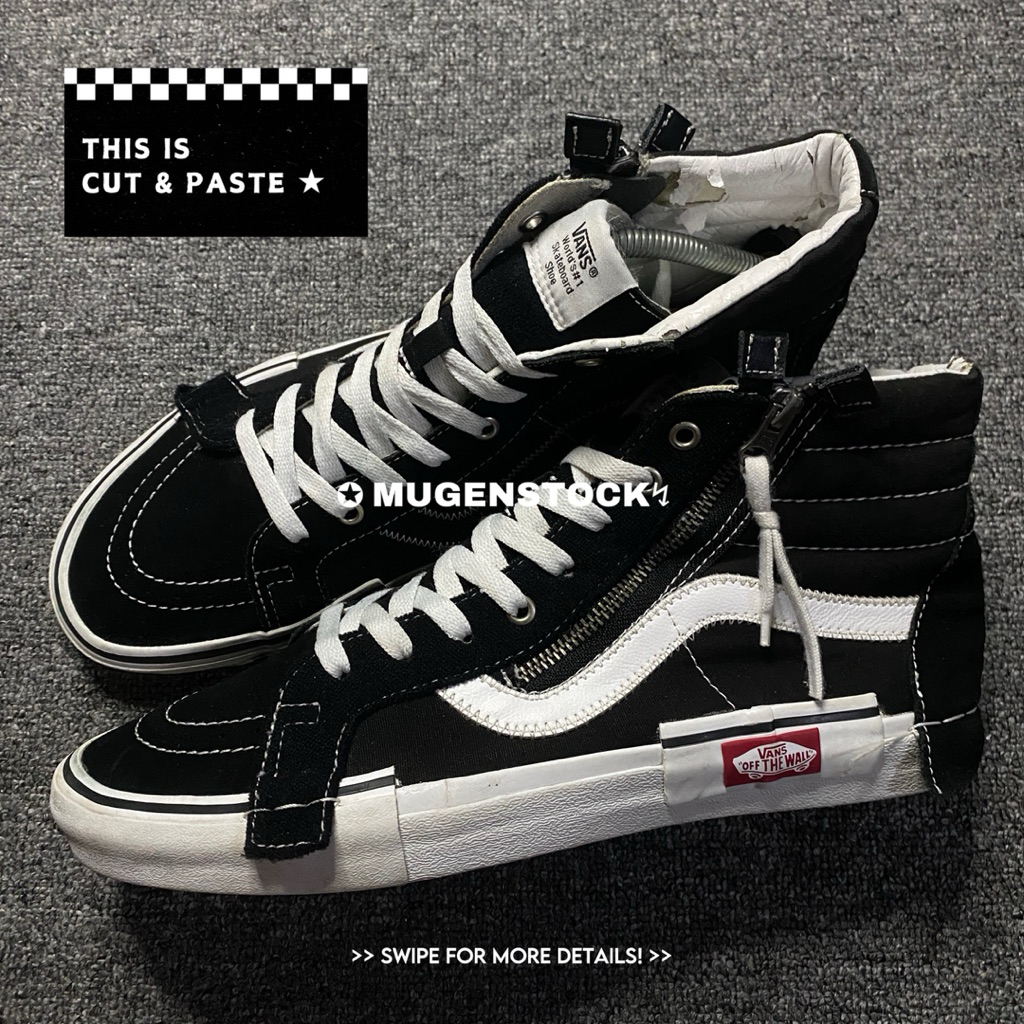 SK8 HIGH BLACK WHITE CHECKERBOARD