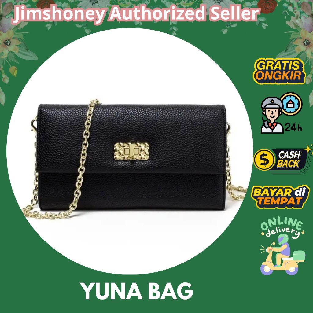 JIMS HONEY YUNA BAG tas selempang wanita shoulder bag kondangan pesta tali rantai miat handphone uan