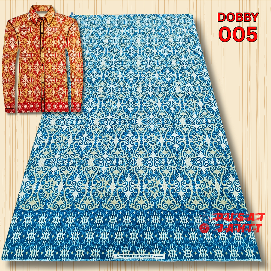 DOBBY 005 - Kain Batik Tenun Dobby Motif Khas Kalimantan Barat