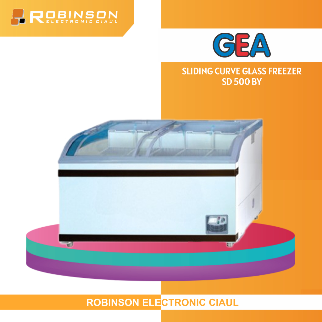 Sliding Glass Freezer Gea 500 liter C Freezer GEA SD 500 BY Warna White