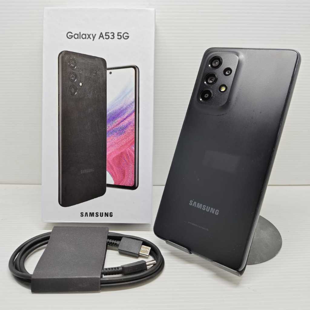 SAMSUNG GALAXY A53 5G 8/256 BLACK EX SEIN RESMI NO MINUS LENGKAP
