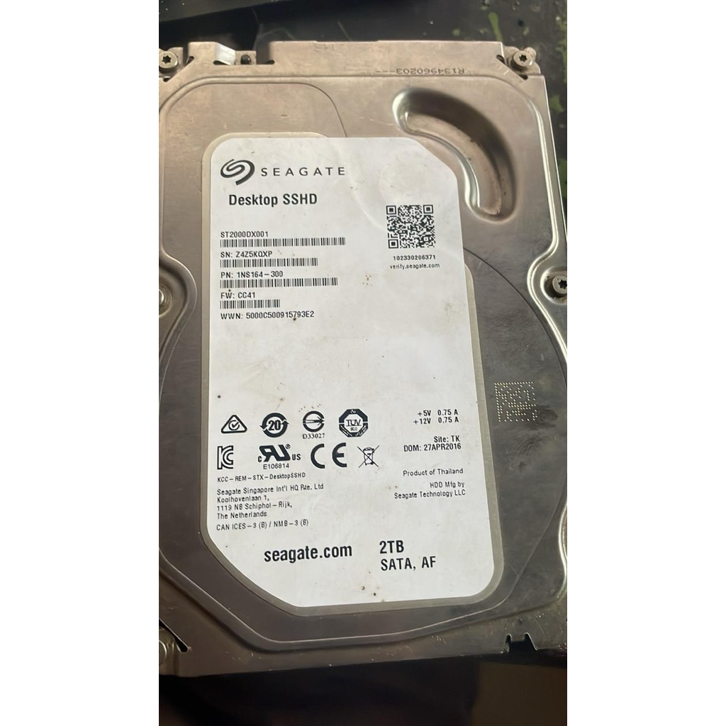 sshd seagate 2tb