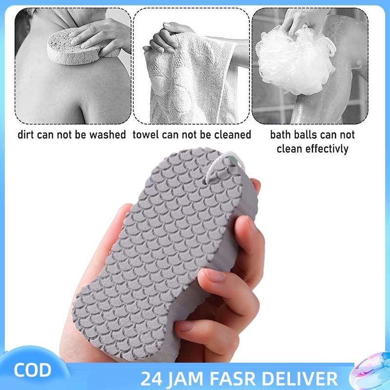 Spon Mandi Perontok Daki Alat Pembersih Daki Penggosok Daki Spons Penghilang Daki Spon Penghilang Da