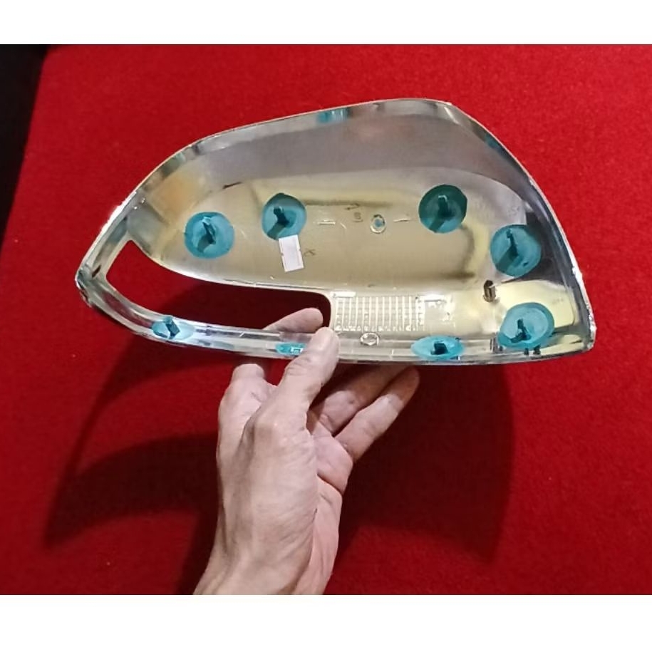 cover spion tutup batok spion rhush terios luxsyo  2015- 2017 ful chrome kiri