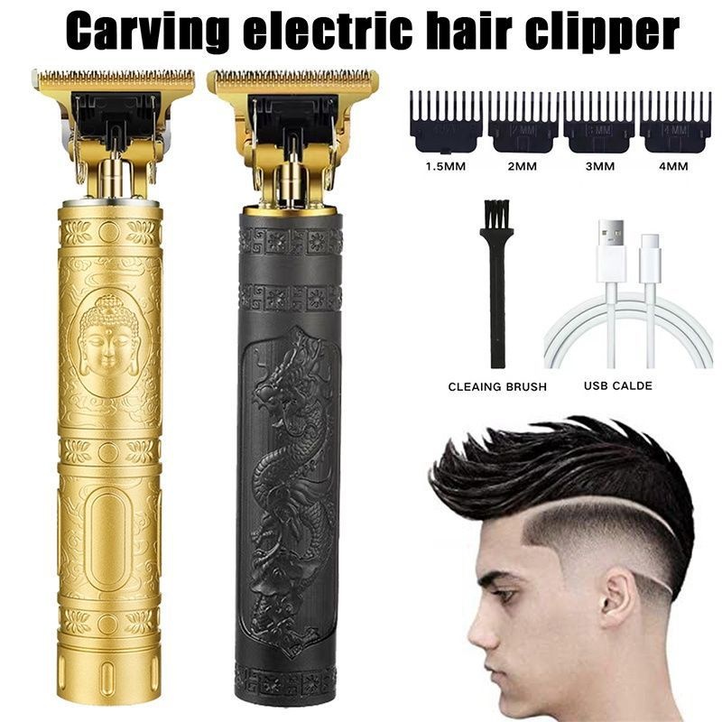 Alat Cukur Elektrik Dragon Ukir Rambut Clipper Trimmer Carving Hair — 9