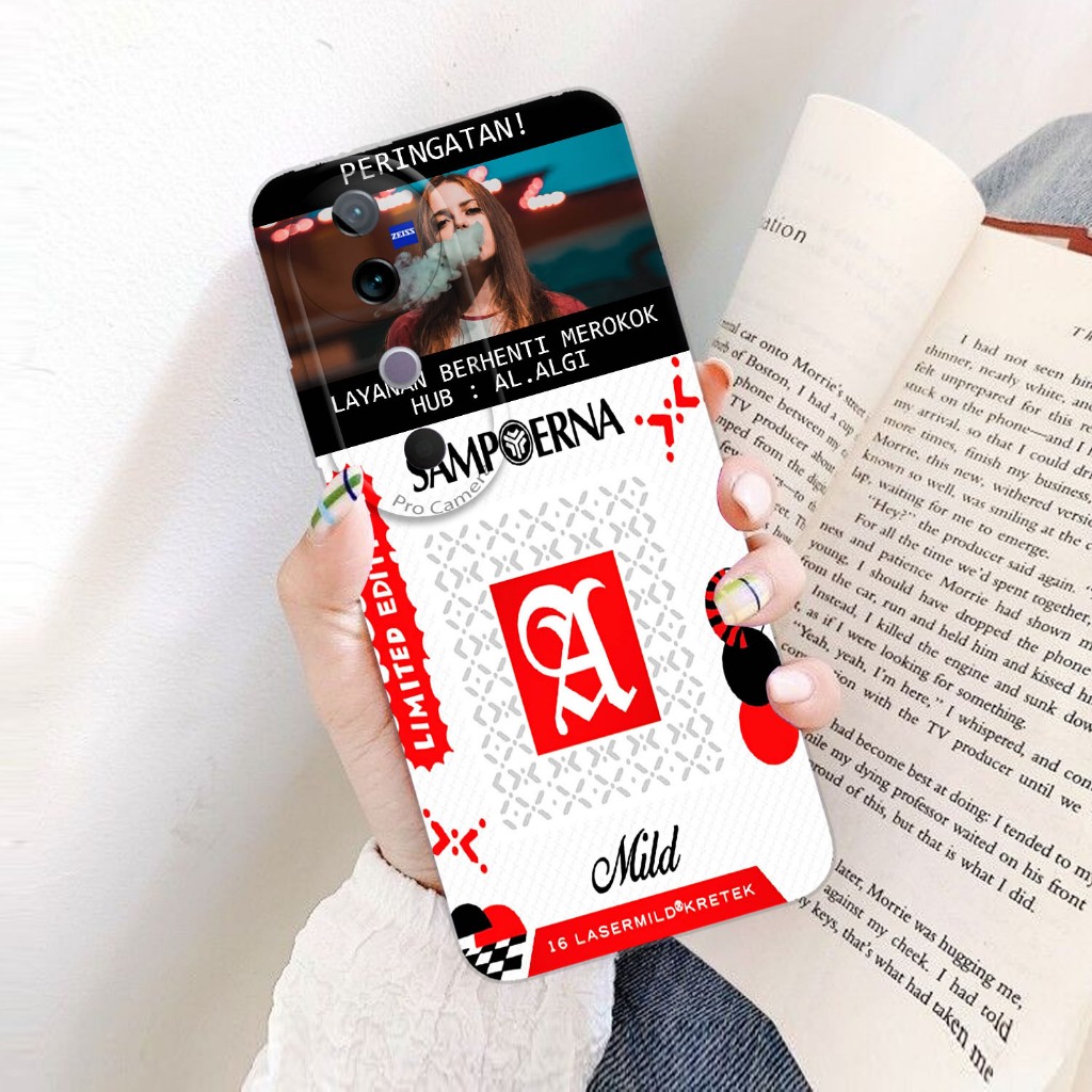 Softcase Untuk Vivo V40 / V40 Pro / S19 Pro - Softcase Gambar Fashion Printing { Rokok Limited Editi