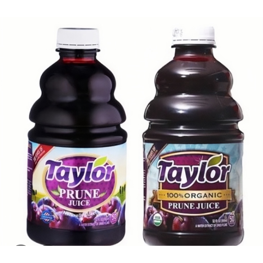 Taylor Prune Juice Natural Sweet / Taylor 100% Organic Prune Juice 946ml Import Original