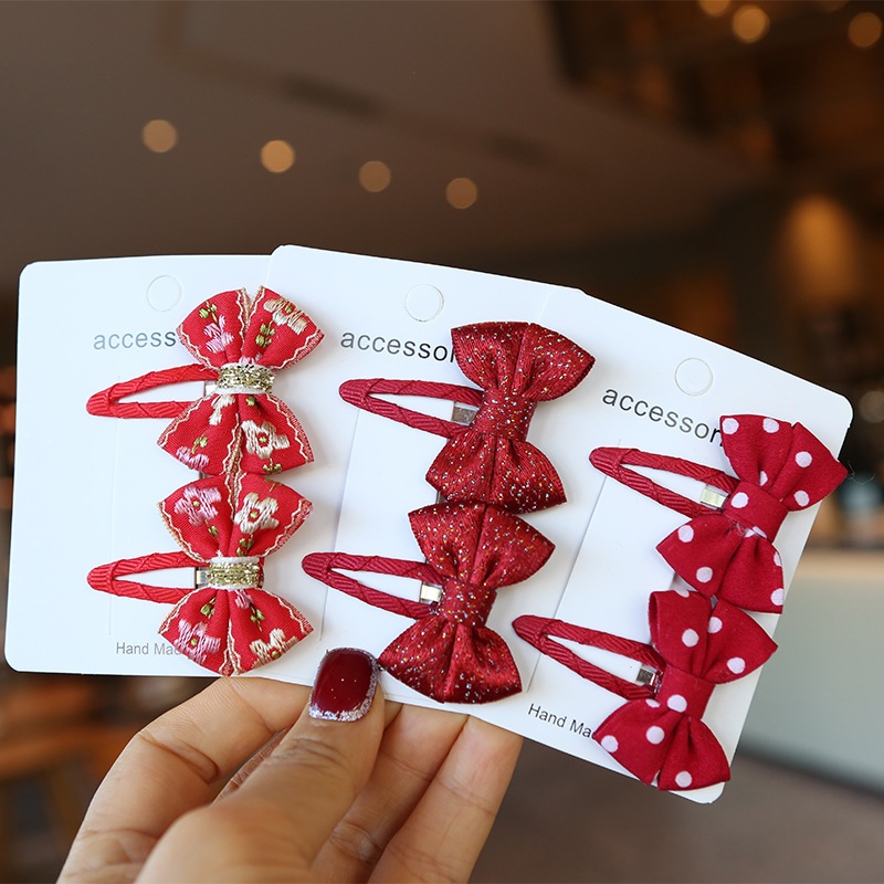 Jepit Rambut Anak Perempuan / Jepitan Rambut Klik / Jepit Rambut Imlek / Jepit Rambut Sincia