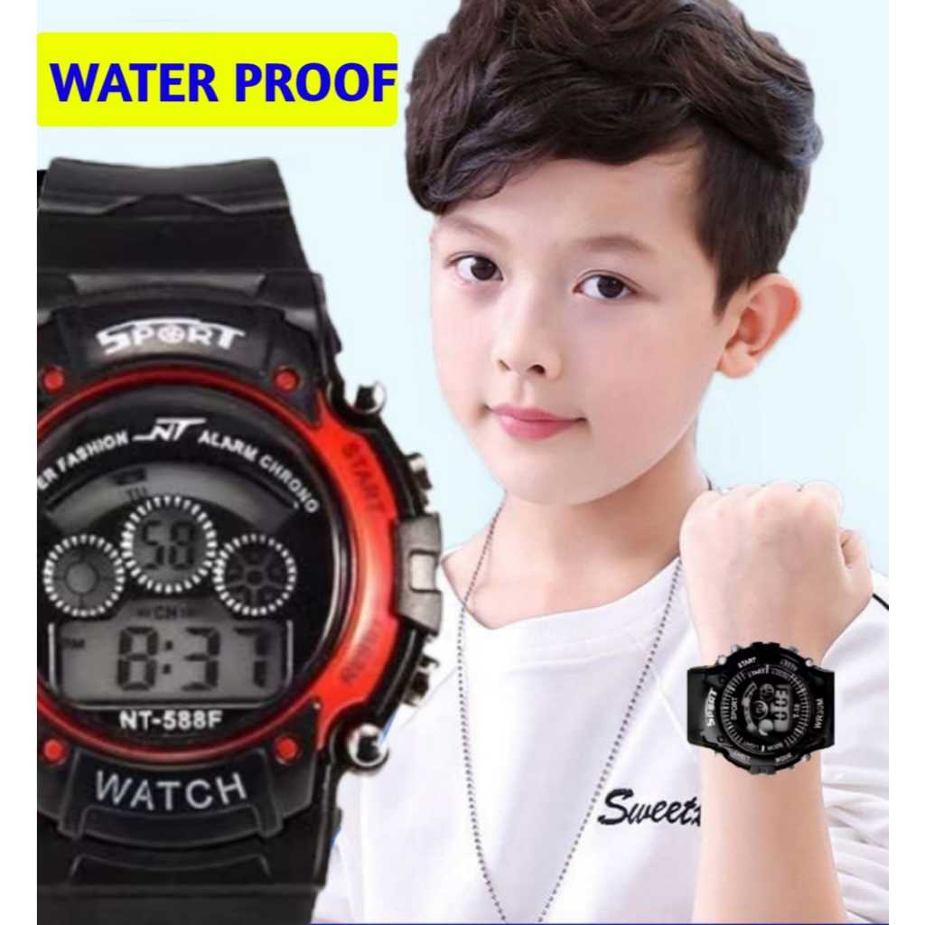 Jam Tangan Anak Cowok Sport Digital Keren Anti Air