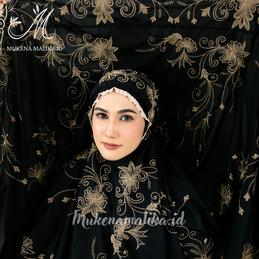 Mukena Dewasa Katun Premium Azzura Renda Bordir Mewah