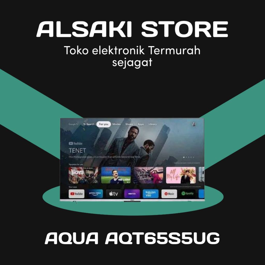 AQUA AQT65S5UG / 65S5UG 4k ANDROID TV 65 inch