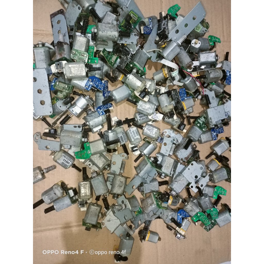 dinamo DC bekas scanner printer 6v-12v