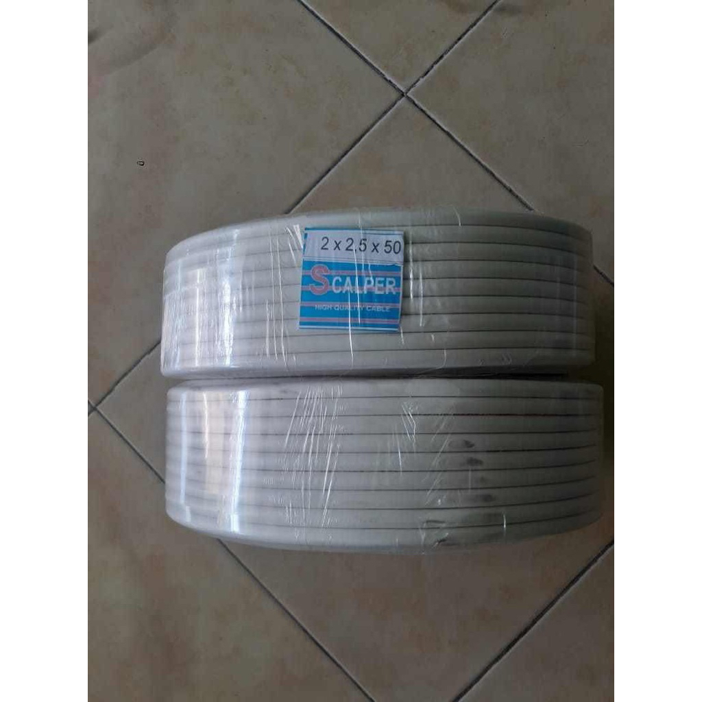 Kabel Listrik Murah Merk Scalper 2x2.5x50