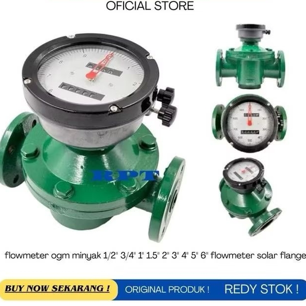 Flow meter Solar Flowmeter minyak 2inch Oval Gear Flow meter 2 inch