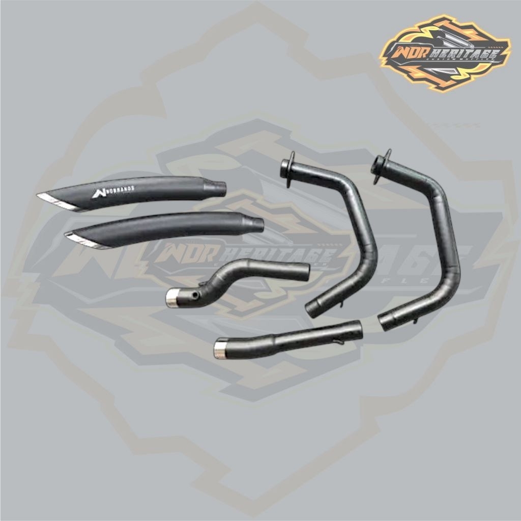 Knalpot Original Ndr Heritage Kawasaki Vulcan 650s Bigg Radius / Vulcan S