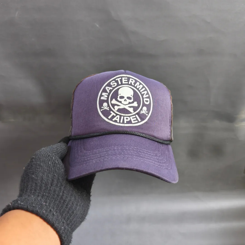 Topi Trucker Rope Hat Unisex Pria Wanita MASTERMIND Navy