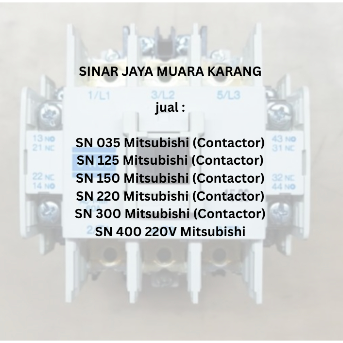 Mitsubishi Contactor SN125/SN150/SN300/SN400
