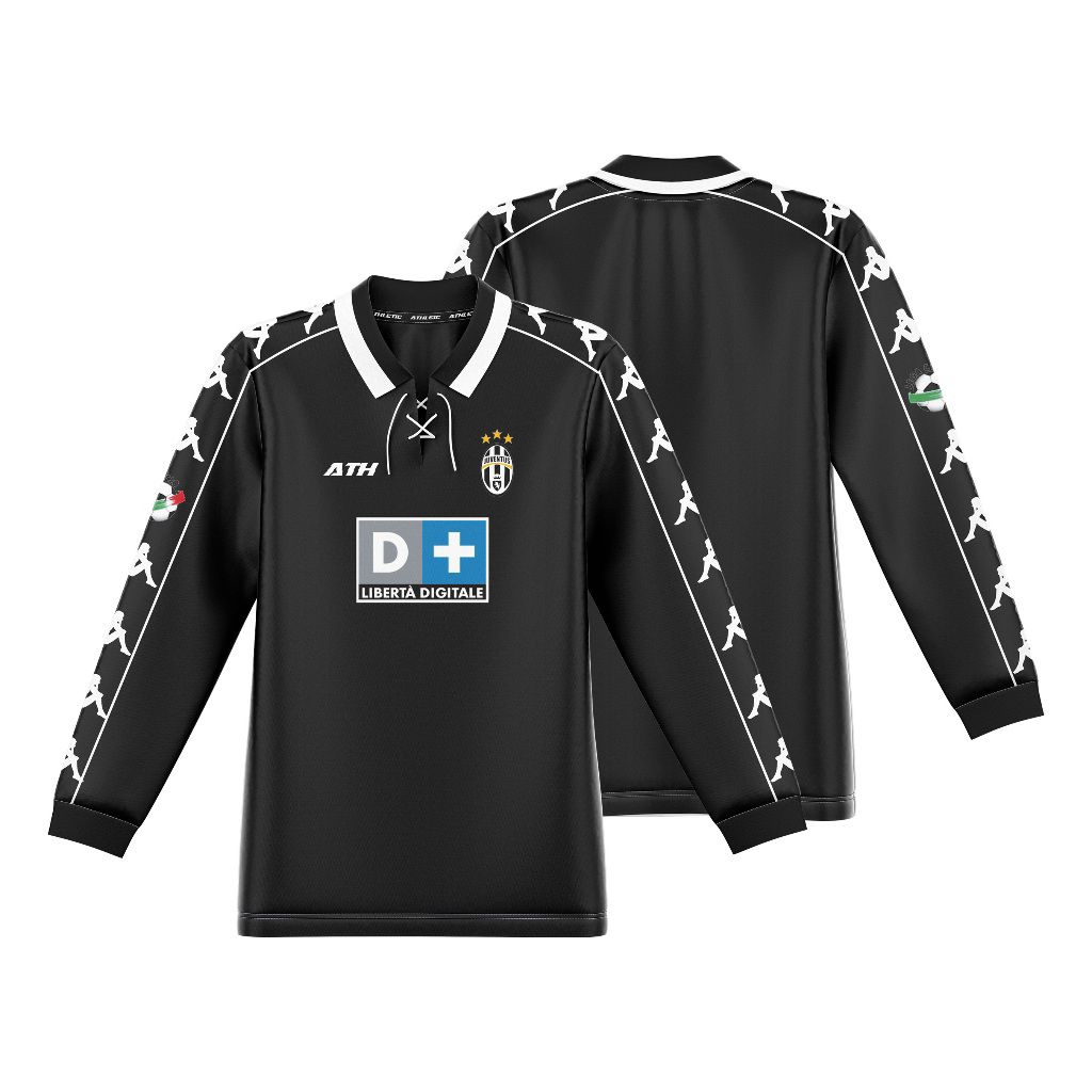Jersey Long sleeve Juventus Kappa, jersey Vintage