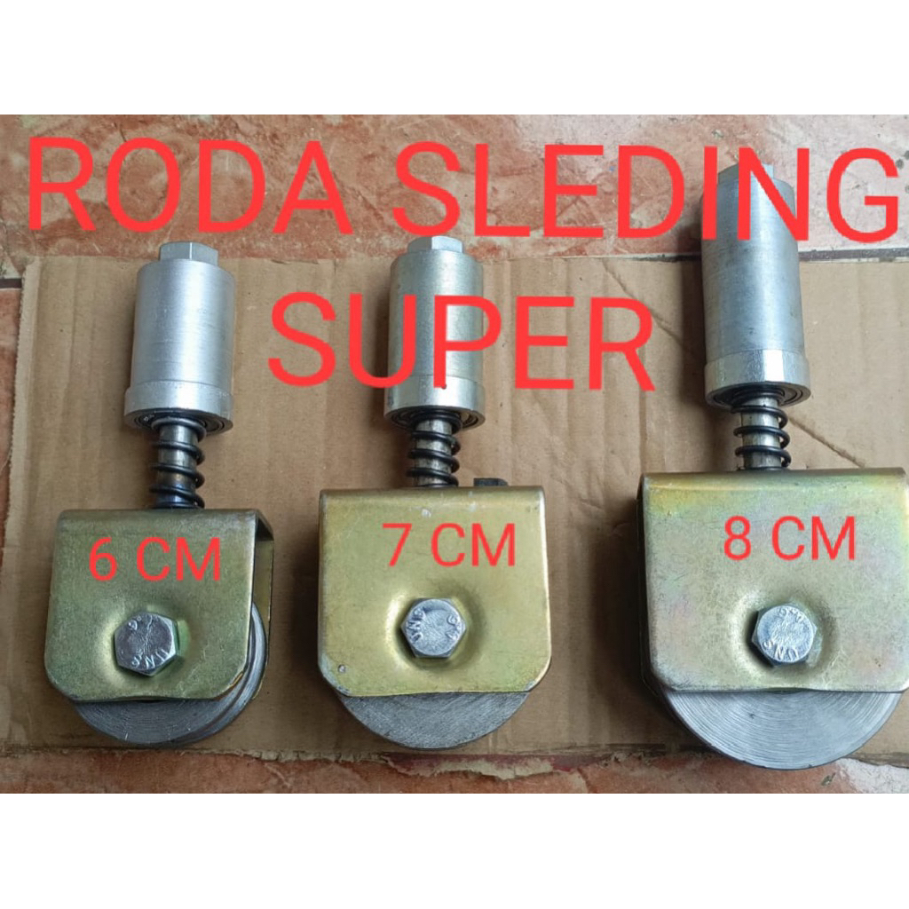 Roda Sliding Besi || Roda pagar sleding pintu lipat anti anjlog