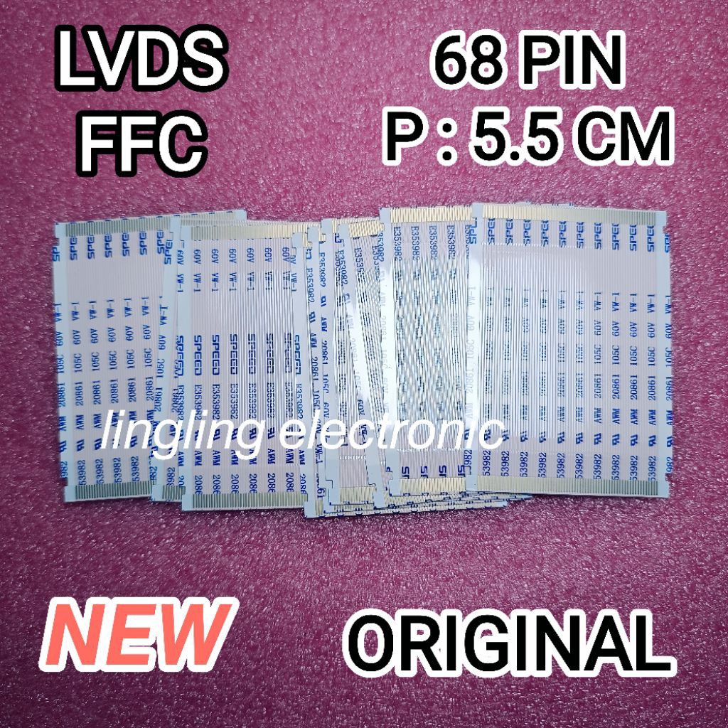 LVDS FFC 68 PIN SEARAH ORIGINAL NEW