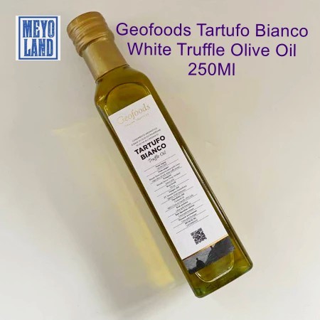 Geofoods Tartufo Bianco White Truffle Olive Oil 250Ml Minyak Zaitun Virgin Flavour Dressing Aroma Ja