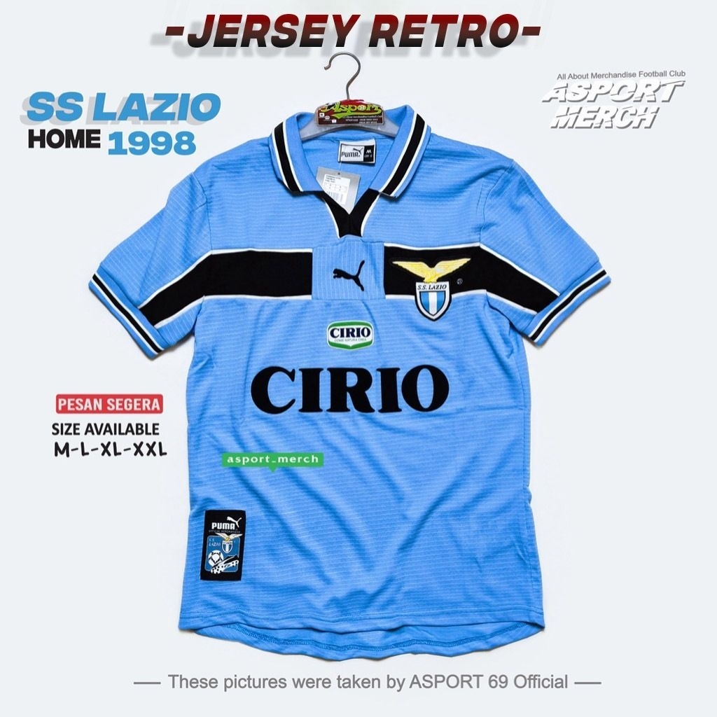 JERSEY RETRO LAZIO HOME 1998