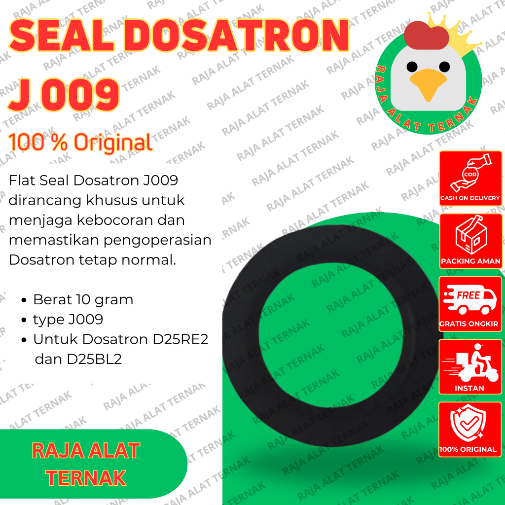 Raja Ternak Seal Dosatron J009 / Karet Seal Dosatron J009 / Spare Part Dosatron - Alat Ternak Ayam