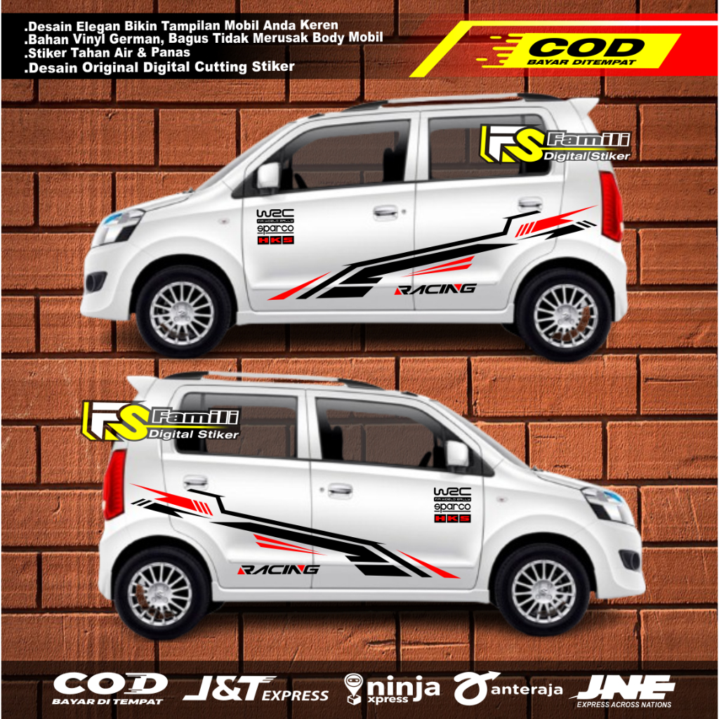 Stiker Sticker mobil karimun wagon r stiker body mobil karimun stiker mobil wagon r