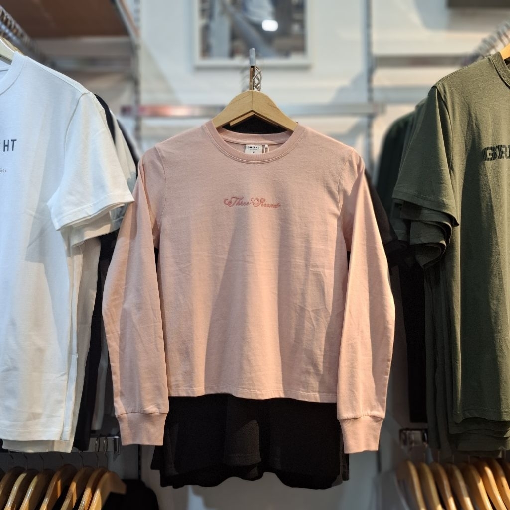 Kaos Cewek Lengan Panjang 3second Terbaru Original